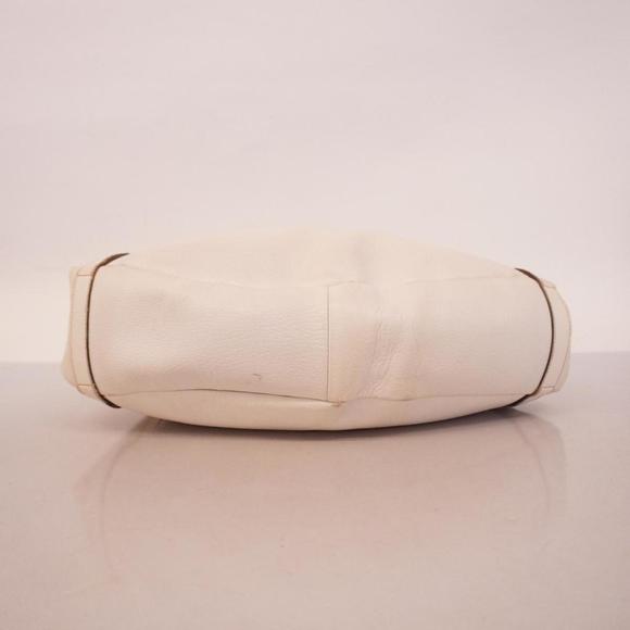 GUCCI Shoulder Bag Abby 130736 Leather Navy White Champagne Women's - Picture 3 of 10